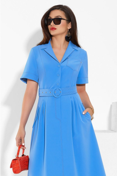 Платье Lissana 4266 голубой - фото 2