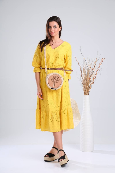 Платье Verita 2000 желтый/1 - фото 3