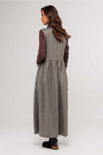 Платье Butеr 3160 светло-серый - фото 5