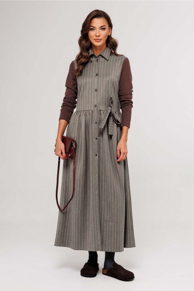 Платье Butеr 3160 светло-серый - фото 1