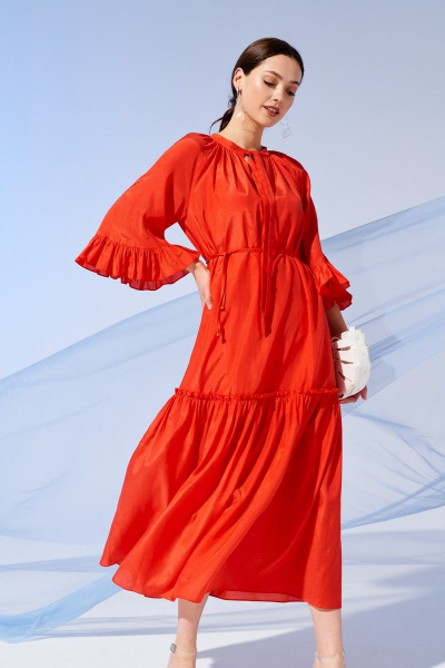 Платье Prestige 4130/170 красный - фото 4