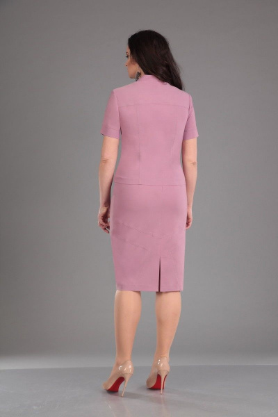 Жакет, юбка IVA 921 гр.розовый - фото 3