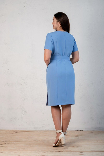 Платье Angelina 651 голубой - фото 3