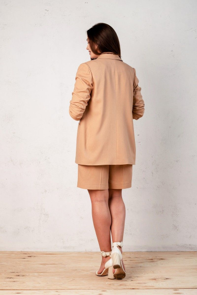 Блуза, жакет, шорты Angelina 659 коричневый - фото 4