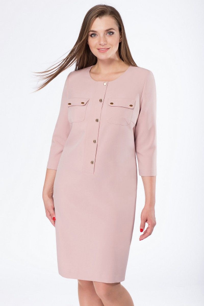 Платье Линия Л Б-1668 розовый - фото 1