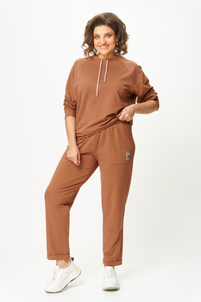 Брюки Rumoda 2260 коричневый - фото 4