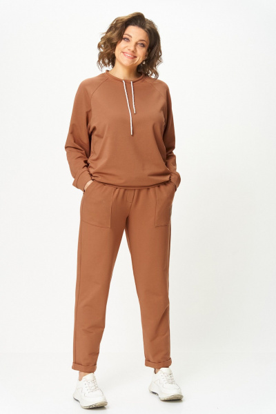 Брюки Rumoda 2260 коричневый - фото 1