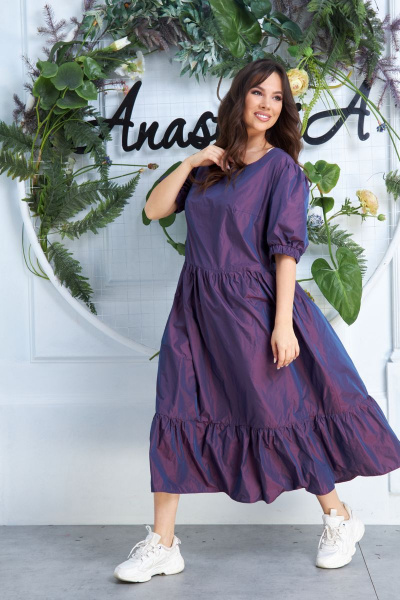 Платье Anastasia 620 фиолетовый - фото 3