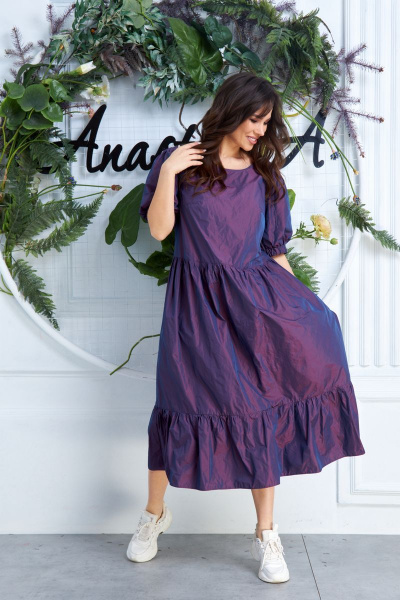 Платье Anastasia 620 фиолетовый - фото 2