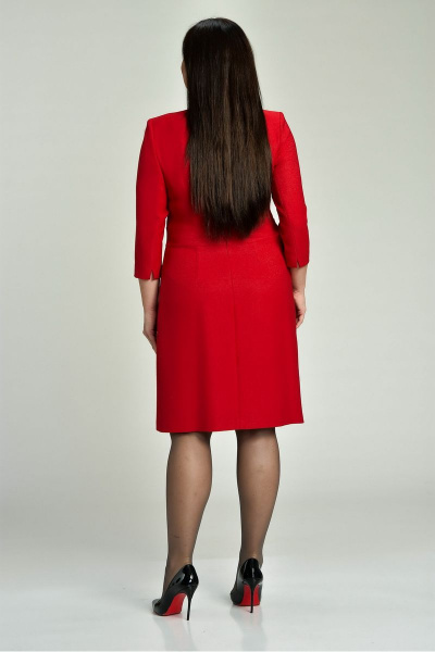 Платье GALEREJA 569 красный - фото 2