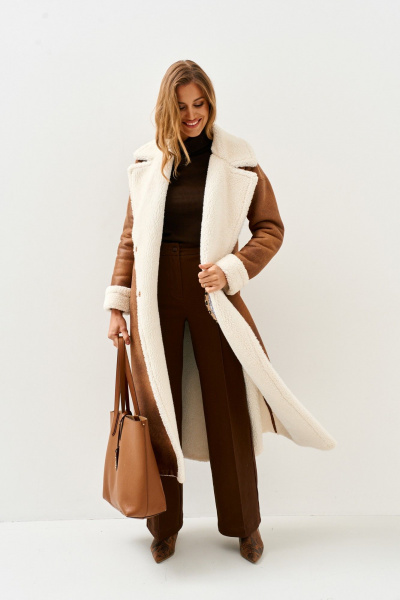 Пальто Mars design 1079 рыжий - фото 19