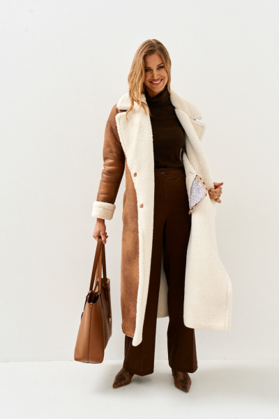 Пальто Mars design 1079 рыжий - фото 18