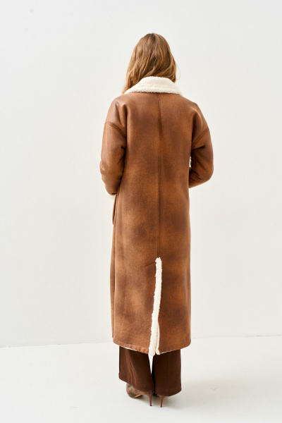 Пальто Mars design 1079 рыжий - фото 9