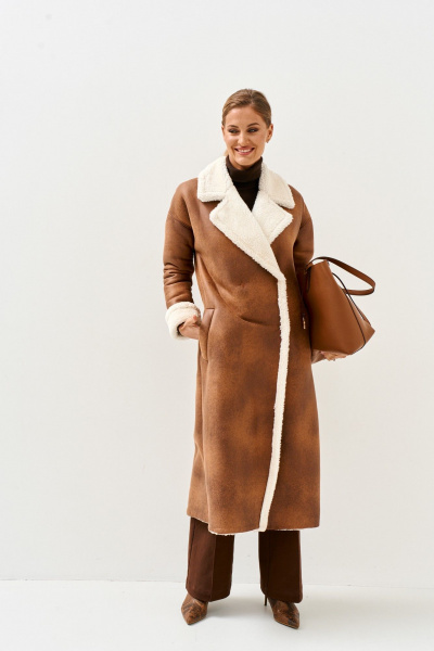 Пальто Mars design 1079 рыжий - фото 1