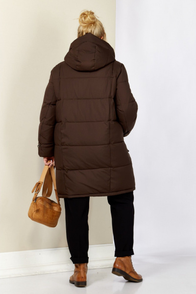 Пальто Shetti 2204 шоколад - фото 6