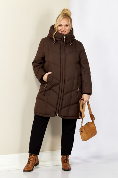 Пальто Shetti 2204 шоколад - фото 2