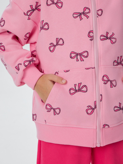 Брюки, жакет, футболка Mark Formelle 397736/25-36703П-7 бантики_на_розовом_маджента_белый_2_сл_на_пол_(фоль - фото 9