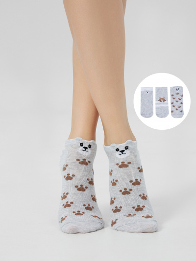 Носки Mark Formelle 406A-3178/B3-253406A св.серый_меланж_3_рис.3178 - фото 6