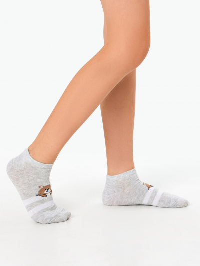 Носки Mark Formelle 406K-3180/B3-25406K св.серый_меланж_рис.3180 - фото 5