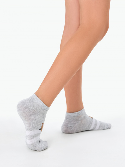 Носки Mark Formelle 406K-3180/B3-25406K св.серый_меланж_рис.3180 - фото 6