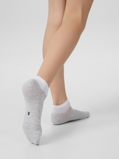 Носки Mark Formelle 406K-3181/B5-25406K св.серый_меланж_рис.3181 - фото 6