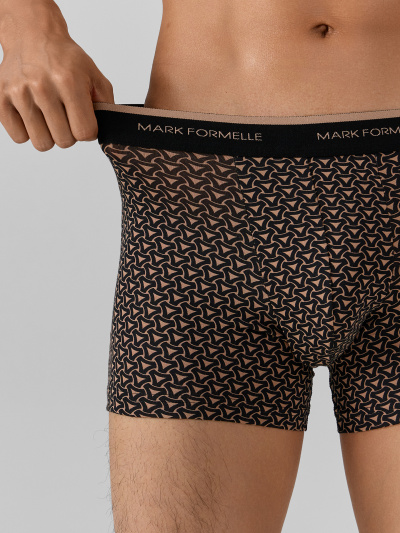 Трусы Mark Formelle 411221/25-4995П-5 беж_узор_на_черном - фото 7