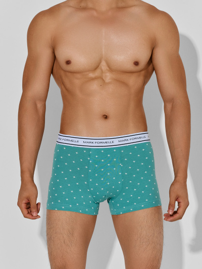 Трусы Mark Formelle 411228-2/25-5079П-5 узор_на_персидском_зеленом_черный - фото 7