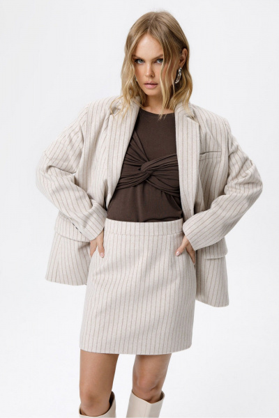 Джемпер PiRS 6230 шоколадный - фото 5