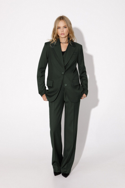 Брюки, жакет PiRS 4955 хаки - фото 1