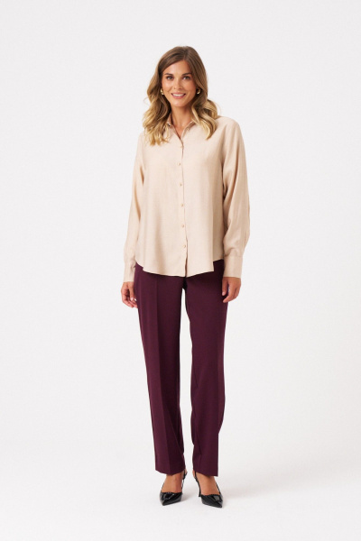 Блуза Панда 103044 бежевый - фото 2