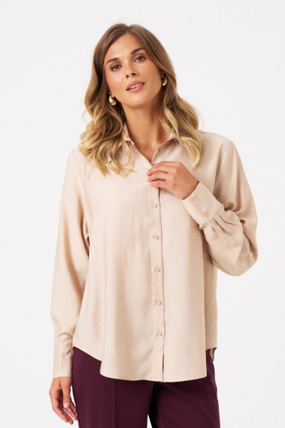 Блуза Панда 103044 бежевый - фото 1