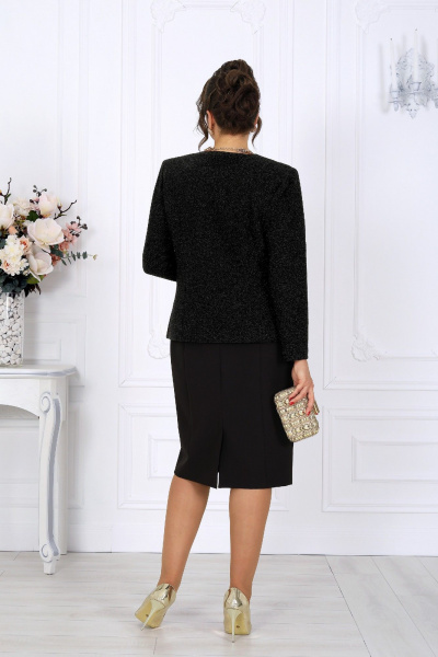 Жакет, платье Ninele 6085 черный - фото 11