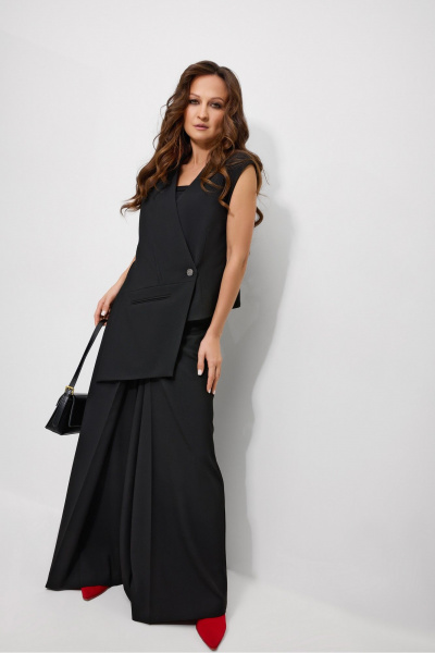 Брюки, жилет, топ ElPaiz 1295 черный - фото 2