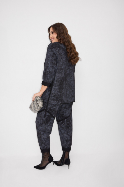 Блуза, брюки ElPaiz 1297 темно-серый - фото 4