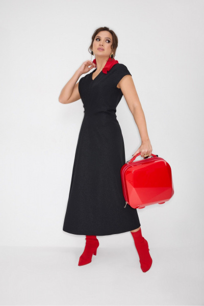 Платье ElPaiz 1300 черный - фото 2