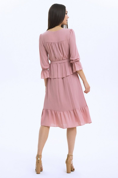 Платье LaVeLa L10047 розовый - фото 2
