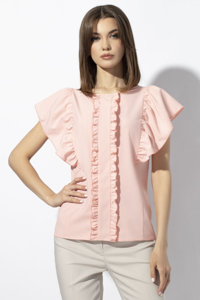 Блуза VIZAVI 645 розовый - фото 1