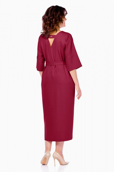 Платье БагираАнТа 1046 бордовый - фото 3