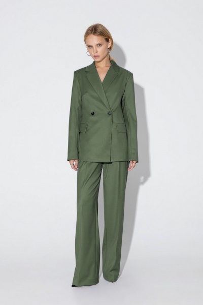 Брюки, жакет, жилет PiRS 5031 зеленый - фото 1