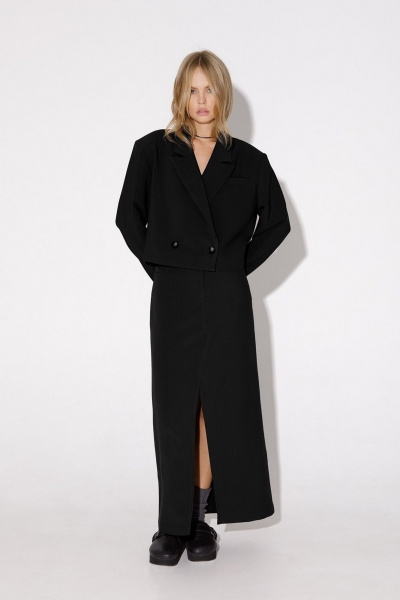 Юбка PiRS 5055 черный - фото 4