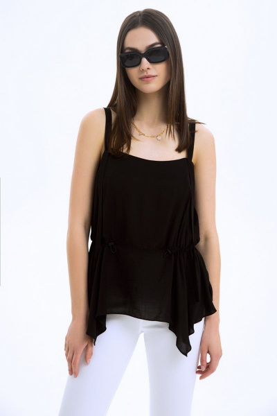 Блуза LaVeLa L50083 черный - фото 1