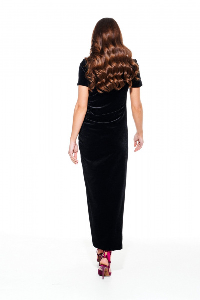 Платье ELLETTO LIFE 1109 черный - фото 9