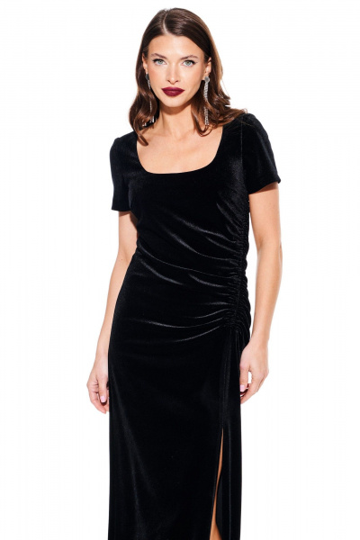 Платье ELLETTO LIFE 1109 черный - фото 8