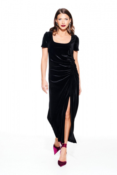 Платье ELLETTO LIFE 1109 черный - фото 3