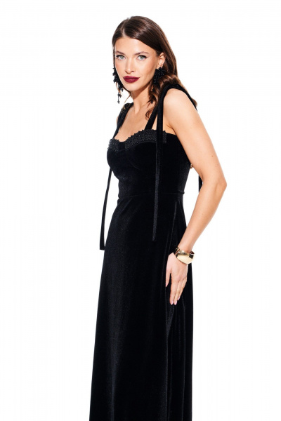 Платье ELLETTO LIFE 1110 черный - фото 6