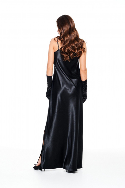 Платье ELLETTO LIFE 1113 черный - фото 11