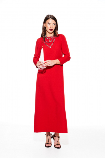 Платье ELLETTO LIFE 1117 красный - фото 3