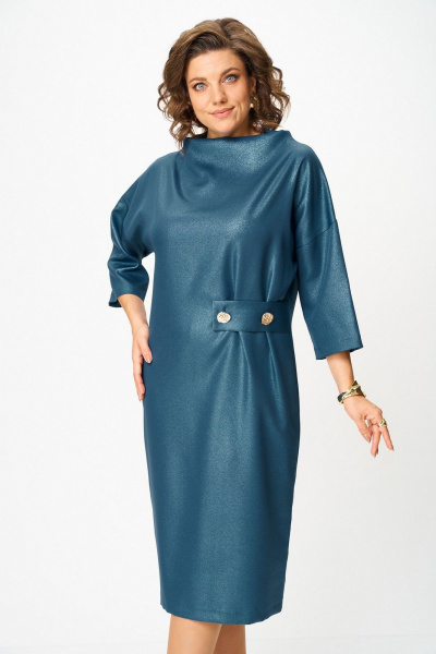 Платье Koketka i K 1519-1 бирюзовый - фото 7