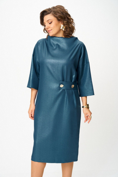 Платье Koketka i K 1519-1 бирюзовый - фото 6