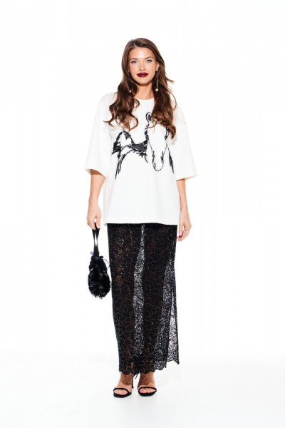 Юбка ELLETTO LIFE 2373 черный - фото 1